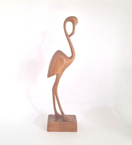 Flamingo figur holz cm - flamingo,