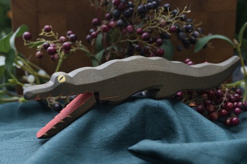 Großes krokodil ein - großes, krokodil,
