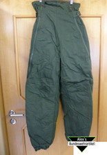 original schwedische Armee Thermohose M90 Kälteschutzhose gefüttert Winter Grün