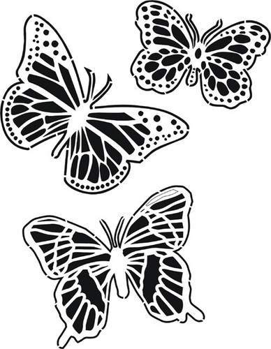 Stencil laser schablone - a3,