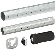 ✔️ Rollladenwelle SW60 Rolladen Stahlwelle Welle für Rolladen Teleskopwelle