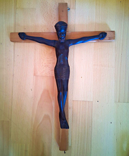 Holz kruzifix wandkreuz - holz,