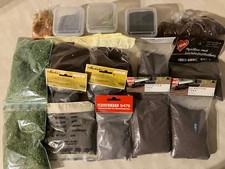 Konvolut Streumaterial, Gleisschotter, Streugut, Modellbau