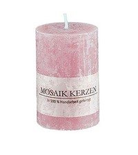 Mosaik Kerzen: Stumpen-Kerze
