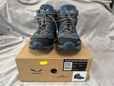 Salewa Wanderschuhe Gr. 37 Blau Schwarz Goretex JR Alp Trainer Mid GTX in OVP