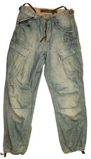 Vintage G-Star RAW Herren Cargo Worker Jeans ca. W32 L34 Dünn