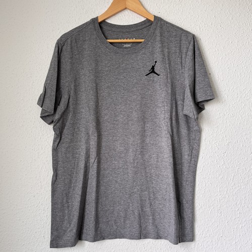 Jordan graues logo shirt - jordan, t-shirt