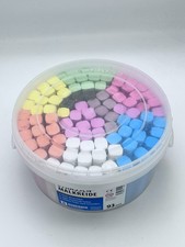 AUREDNIK Straßenmalkreide 93 Stück im Eimer | Kinder Malkreide bunt Outdoor