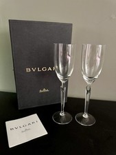 6 Neue Bulgari x Rosenthal Gläser für Champagner, Sekt oder Wein