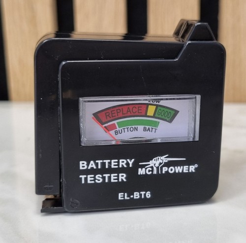 Batterietester analog - batterietester,