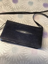 OCEANIC, Rochenleder Handtasche, ca. 22x13 cm