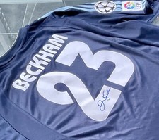 BECKHAM 23 Signiert Autogramm Real Madrid Adidas Trikot 2004/2005 Gr. L Rarität