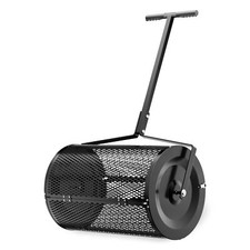 Wiltec Kompoststreuer 75l Düngerstreuer Miststreuer Gartenstreuer Saatgutstreuer