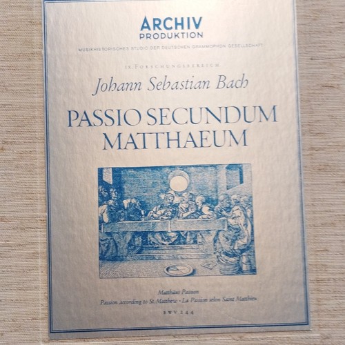 Archiv produktion bach - j.s.,