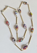 Murano Halskette Millefiori