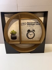 Wandregal rund holz - rund,