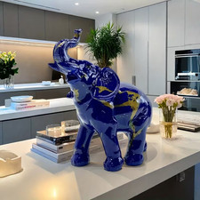 Elegante Saphirblaue