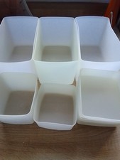 Tupperware Gefrierdosen 0,4 0,8  2 ,8 L  Gefrierbehälter - Ohne Deckel -8  Stück