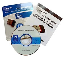 WLAN Stick 150Mbit Wireless Lan USB Adapter Stick Allnet Mini ALL-WA0150N