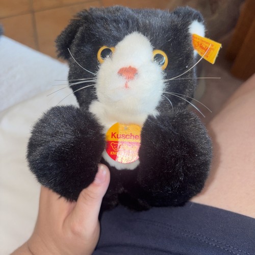 Steiff katze kuschel schwarz - steiff,