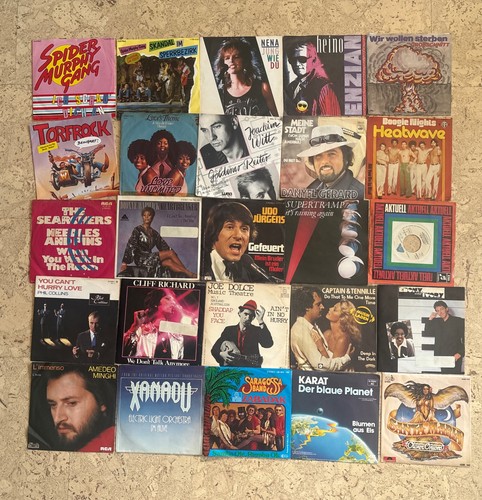 Singles vinyl konvolut - singles, 7'