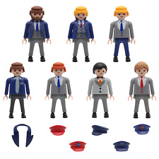 Playmobil Zugführer Schaffner Bahnpersonal Bahnmitarbeiter 4005 4011 4016