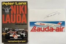 Niki Lauda signiert Ferrari