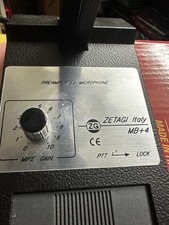 Zetagi MB +4 Standmikrofon, Verstärker, Tonhöhenregler, 6-polig