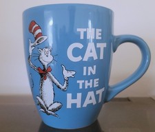 Dr. Seuss "THE CAT IN THE HAT" Tasse aus USA blau Katze Sammlertasse Geschenk