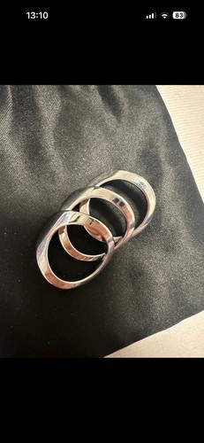 Ring dreiteilig fossil - ring, steel