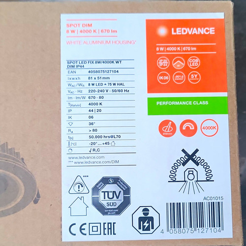 Ledvance spot led - ledvance, 8w