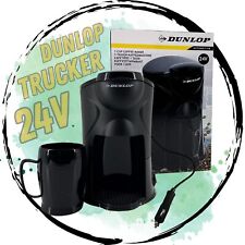 DUNLOP 24V LKW Boot Kaffeemaschine 24 Volt + 1 Tasse Set Trucker