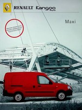 263223) Renault Kangoo Rapid Maxi Prospekt 09/2000