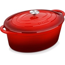 Gusseisen Schmortopf 7L Oval