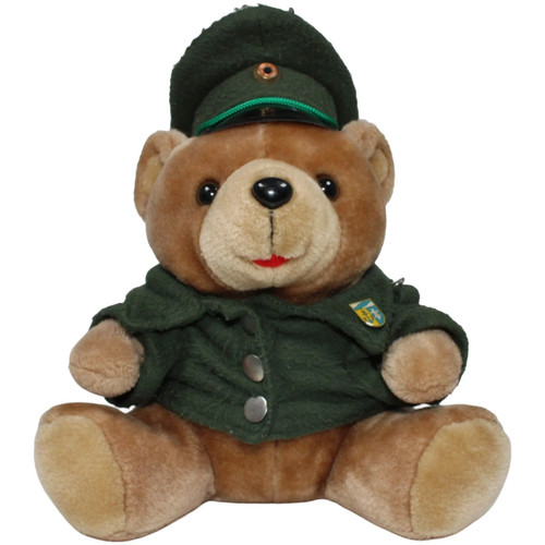 Polizei teddy mit grüner - polizei-teddy,