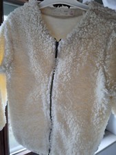 ZARA JACKE MIT LAMMFELLIMITAT   TEDDYFELL GR 116/6J DIE JACKE IST NICHT DICK