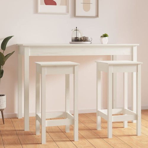 Barhocker 2er set - 2er, weiß