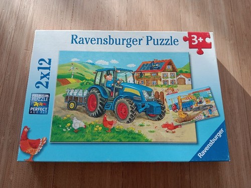Ravensburger puzzle 2x12 teile - puzzle,
