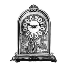 Zinn Geschirr Zinnuhr Tischuhr