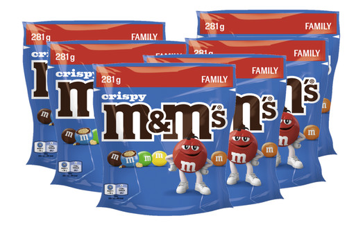 Crispy 6x 281g - m&m's,