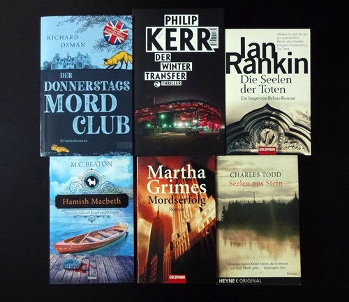 Top krimis thriller - 6x, /