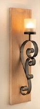 Wandteelichthalter metall und - metall,
