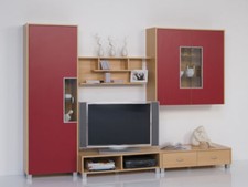 Wohnwand schrankwand anbauwand - wohnwand,