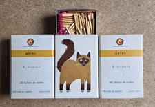 3 große Streichholzschachteln aus Spanien