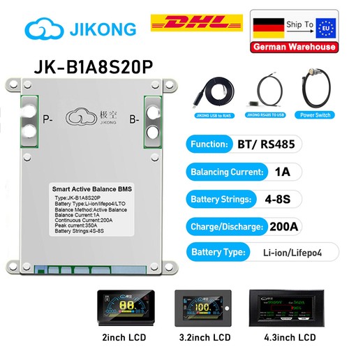 Smart bms b1a8s20p 4 8s - jk,