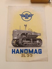 Original Prospekt Hanomag Planierraupe Raupe Baustelle Bau K 55 Oldtimer N13