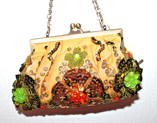 Vintage kleine goldtasche - kleine,