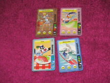4 verschiedene Karten von Die total verrückte Sportarena von looney tunes