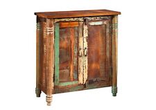Vintage Altholz Sideboard mehrfarbig shabby chic Kommode Massivholz Schrank
