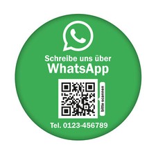 Social Media Aufkleber mit QR